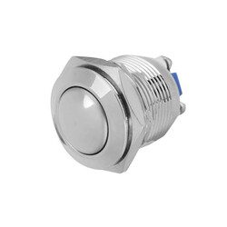 19mm 220V Bağlantı Kablolu Su Geçirmez Metal Anahtar - Thumbnail