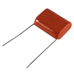 1uF 250V Drip Type Polyester Capacitor 15mm - Thumbnail