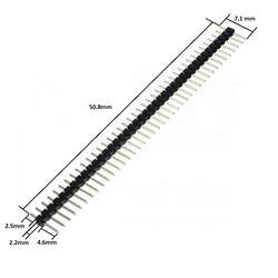 1x40 1.27mm Erkek Header - Thumbnail