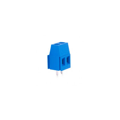 Gaosong - 2 Pin 0 No 5.00mm Mavi Klemens