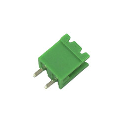 2 Pin 5.08mm 180° Erkek Geçmeli Yeşil Klemens