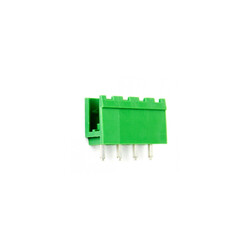 2 Pin 7.62mm 180C Erkek Geçmeli Yeşil Klemens