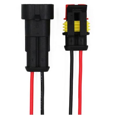 EARUELETRIC - 2 Pin Kablolu Su Geçirmez Konnektör Takım