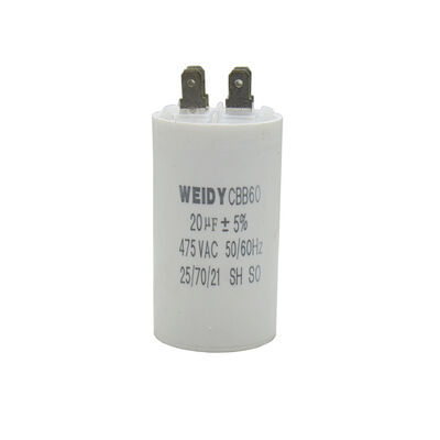 Weidy - 20uF 475VAC Motor Kondansatör %5 12.3mm
