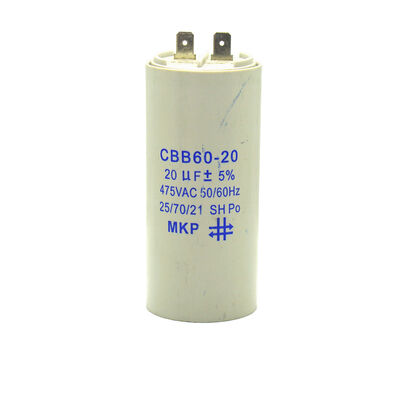 Weidy - 20uF 475VAC MKP Motor Kondansatör %5 12.3mm