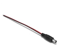 2.1 mm Erkek Adaptör Jack Fiş Kablolu 15cm