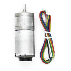 6V 210RPM Metal Geared DC Motor with Encoder - Thumbnail