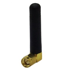 2400 ~ 2500MHz Right Angle 90 Degree Wifi Antenna 2dBi 45mm SMA Male - Thumbnail