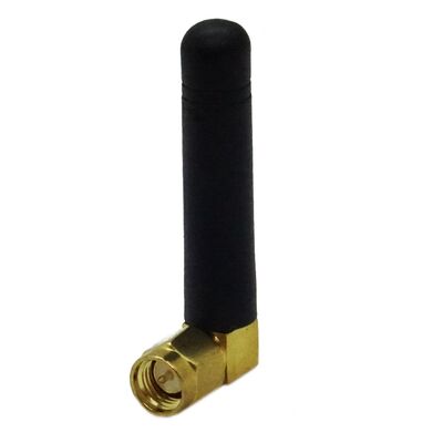DirencNet - 2400 ~ 2500MHz Right Angle 90 Degree Wifi Antenna 2dBi 45mm SMA Male