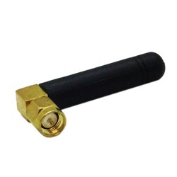 2400 ~ 2500MHz Right Angle 90 Degree Wifi Antenna 2dBi 45mm SMA Male - Thumbnail