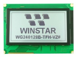 240x128 Graphic Lcd Display White - WG240128B-TFH-VZ #