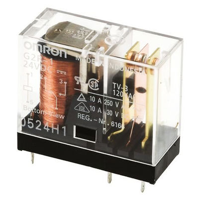 Omron - 24V 5A Double Contact Omron Relay (8 PinPIN) - G2R-2