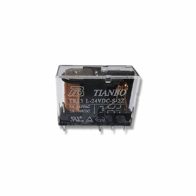 Tianbo - 24V Çift Kontak Tianbo Röle (24V 5A) - TRA3-L-24VDC-S-2Z(2)