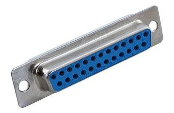 DirencNet - 25 Pin İğne Ayak Dişi D-Sub Konnektör