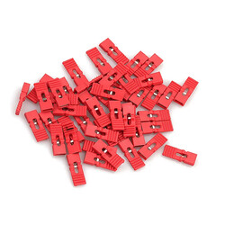 2.54mm Uzun Tip Dişi Kırmızı Jumper - 100 Adet