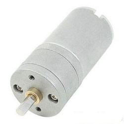 25mm 12V 10RPM Redüktörlü DC Motor - Thumbnail