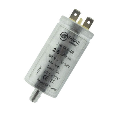 25uF 475VAC Capacitor 9.00mm