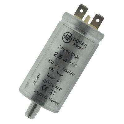 2.5uF 475VAC Capacitor 9.00mm