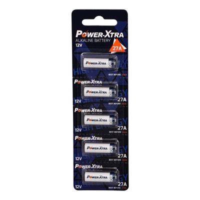 Power-Xtra - 27A Size 12V Alkalin Pil - 5li Paket
