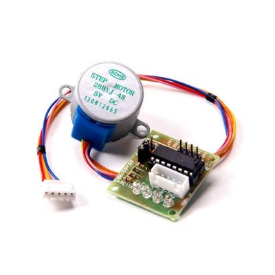 DirencNet - 28 BYJ-48 Redüktörlü Step Motor ve ULN2003A Step Motor Sürücü Kartı