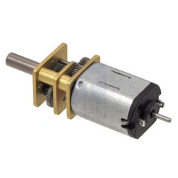 HP 6V 100RPM Micro Metal Geared DC Motor with Extra Shaft (298: 1) - Thumbnail