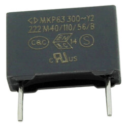 2.2nF 300VAC 20% Polyester Capacitor 10mm - Thumbnail