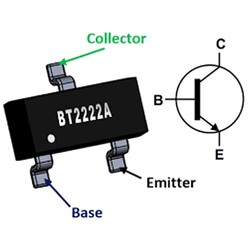 2n2222 Transistor Npn Smd Sot-23 - Thumbnail