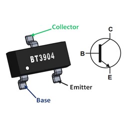 2n3904 (mmbt3904) Transistor Smd Npn Sot-23 - Thumbnail