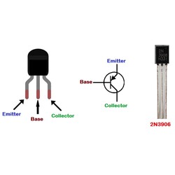 2N3906 Transistor BJT PNP TO-92 - Thumbnail