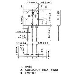 2SA1941 Transistor BJT PNP TO-220 - Thumbnail