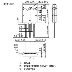 2SA1943 THT Güç Transistörü TO264 - PNP 230V 15A - Thumbnail