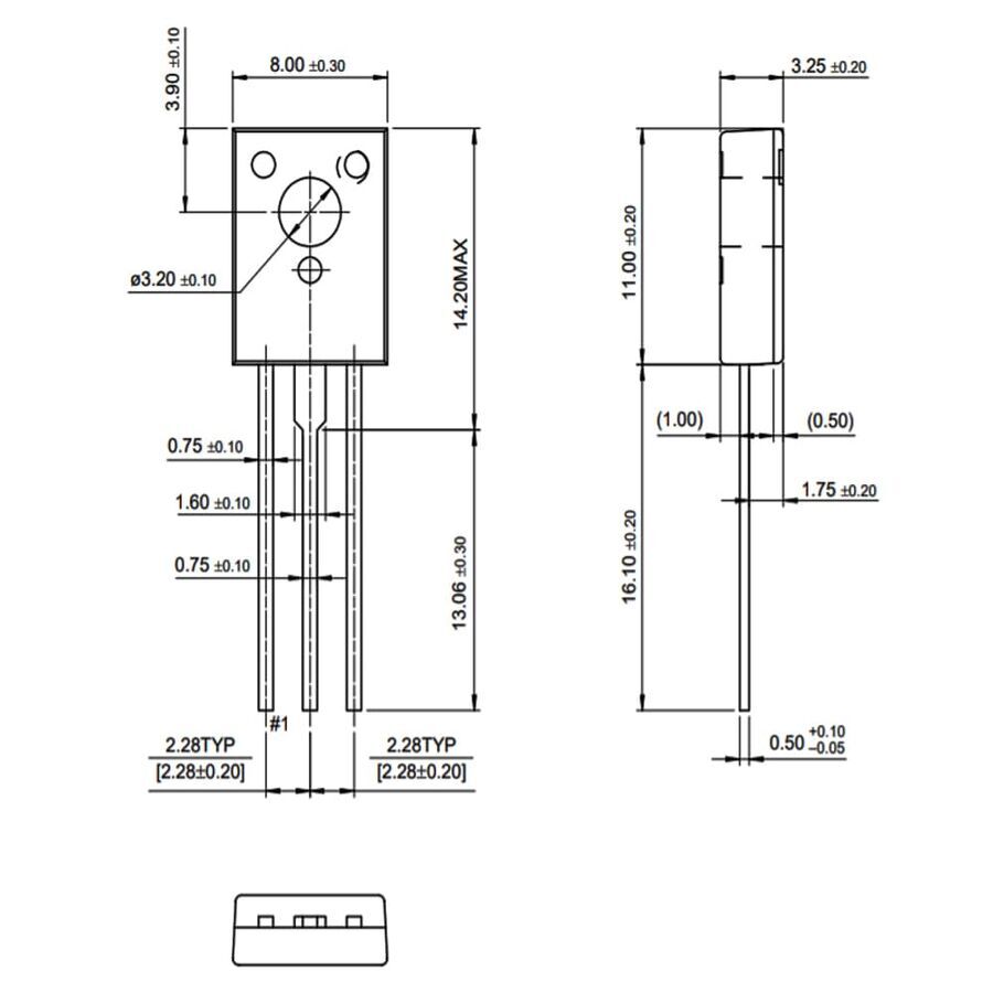 10 Transistors 2SC2314 TO-126 - Reland Sun - Pour Réparations électroniques Ou Projets DIY