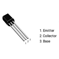 2SC1384L-R-T9N-K THT Transistör To-92 NPN 1A 50V - Thumbnail