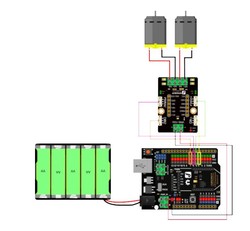TB6612FNG Dual Channel 1.2A DC Motor Driver - Thumbnail