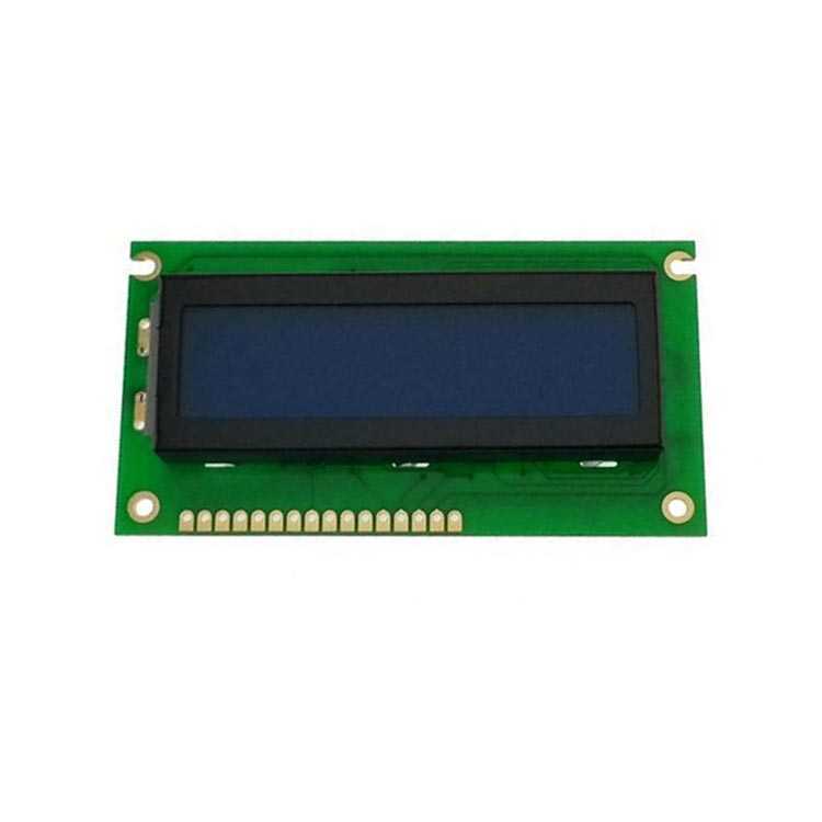 2x16 Karakter LCD Ekran Sol Alt Mavi - PCM1602B-NS(W)-BBW