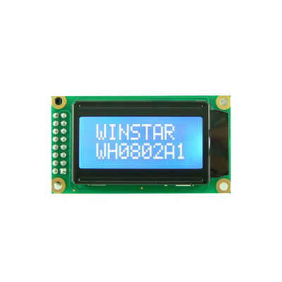 Winstar - 2x8 Karakter LCD Parlak Beyaz Mavi LED Ekran - WH0802A1-TMI-ET#