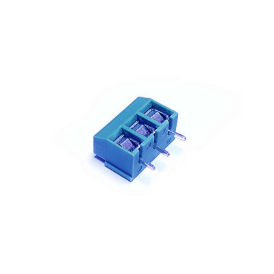 Gaosong - 3 Pin 0 No 5.00mm Mavi Klemens