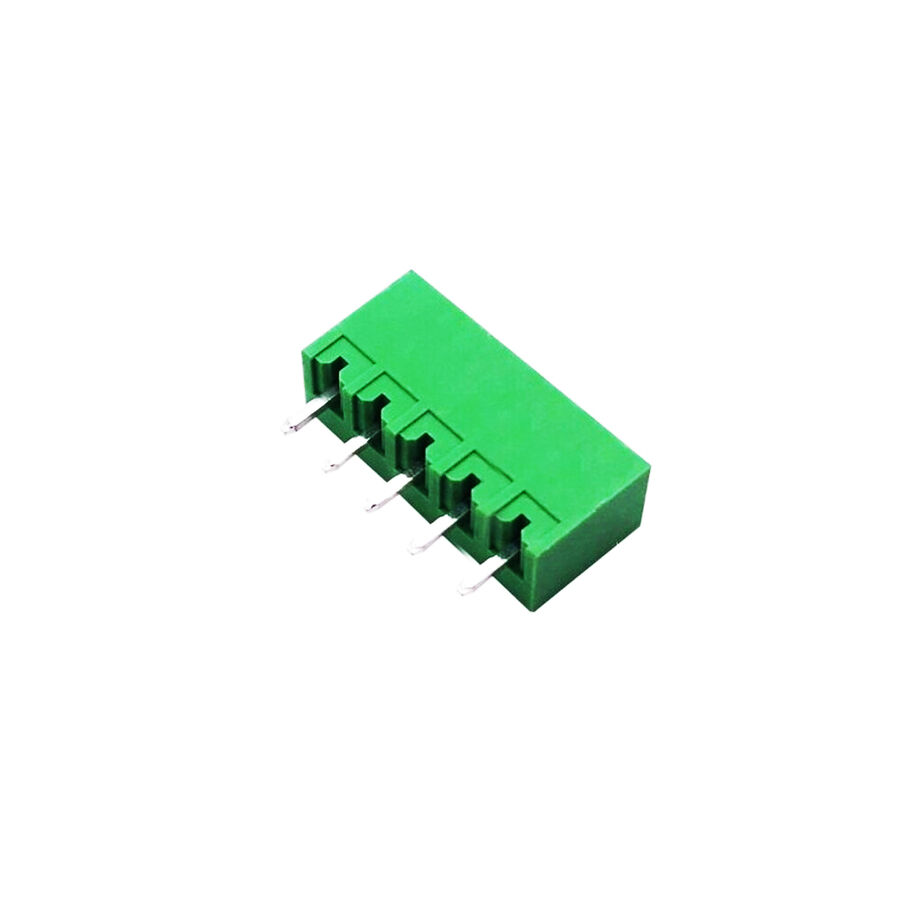  3 Pin 3.50mm 180° Erkek Geçmeli Yeşil Klemens