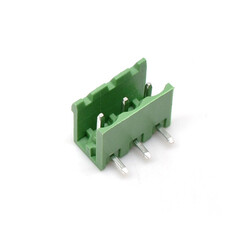 3 Pin 5.08mm 90C Erkek Geçmeli Yeşil Klemens