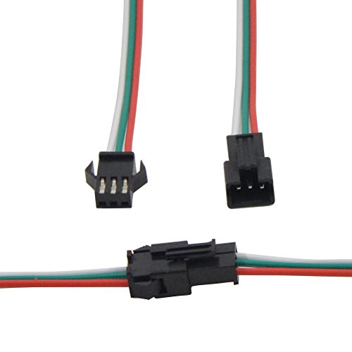  3 Pin Jst Kablo 10cm Erkek Dişi Takım