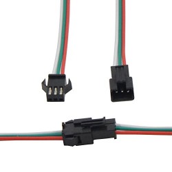 3 Pin Jst Cable 10cm Male Female Kit