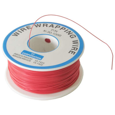 DirencNet - 30AWG 150 Metre Kırmızı Kablo Sarma Teli