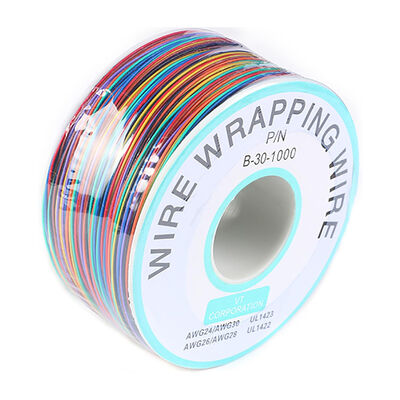 DirencNet - 30AWG 250 Metre 8 Renkli Kablo Montaj/Sarma Teli