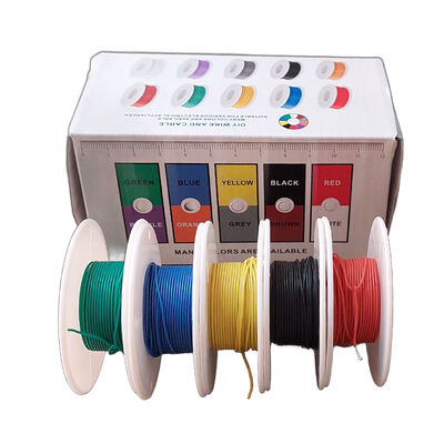 DirencNet - 30AWG 5x10 Metre Çok Telli Silikon Montaj Kablo Seti