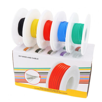 DirencNet - 30AWG 5x10 Metre Çok Telli Montaj Kablo Seti