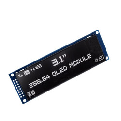 3.12 inç 256X64 OLED Ekran SSD1322 Paralel/SPI Beyaz - Thumbnail