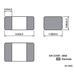 330R 1.5A Smd Ferrit Bead Bobin 0805 - Thumbnail