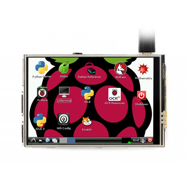  3.5 Inch Tft Lcd Dokunmatik Ekran - 480x320 - Raspberry Pi