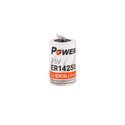 Power-Xtra - 3.6V ER14250 1/2AA-3PT Li-SOCI2 Lityum Pil