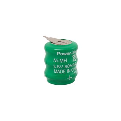 Power-Xtra - 3.6V Ni-Mh 80 Mah 2 Pin Buton Pil